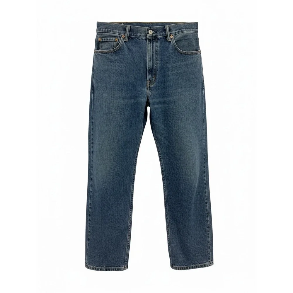 Levis 550 Relaxed Fit Tapered Leg Mens Blue Jeans 36x30 NWT Medium Wash (HH16)